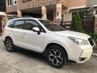 Sell White 2014 Subaru Forester Automatic Gasoline at 44000 km 