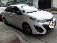 Selling Pearlwhite Toyota Vios 2019 in Quezon City
