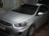 Silver Hyundai Accent 2016 at 21000 for sale 