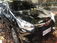 Black Toyota Wigo 2019 Manual Gasoline for sale 
