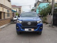 Sell Blue 2018 Toyota Hilux at 13900 km 