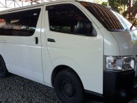 Selling White Toyota Hiace 2018 at 13000 km