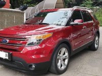 Selling Red Ford Explorer 2014 Automatic Gasoline 