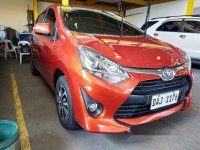 Selling Orange Toyota Wigo 2019 Automatic Gasoline 
