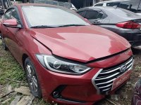 Red Hyundai Elantra 2016 for sale in Quezon City