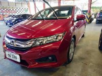 Red Honda City 2017 Automatic Gasoline for sale  