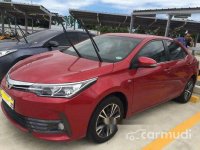 Sell Red 2017 Toyota Corolla altis Manual Gasoline at 17000 km