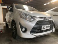 Silver Toyota Wigo 2018 for sale in Quezon City 