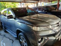 Gray Toyota Fortuner 2017 for sale in Quezon City