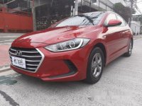 Red Hyundai Elantra 2017 for sale in Quezon City