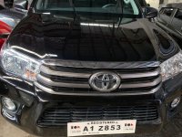 Black Toyota Hilux 2018 for sale in Quezon City