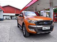 Orange Ford Ranger 2017 for sale in Lemery