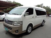Pearl White Toyota Hiace 2013 for sale in Manila