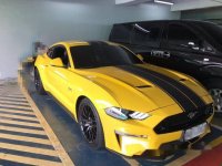 Yellow Ford Mustang 2018 for sale in Pasig