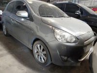 Selling Grey Mitsubishi Mirage 2015 in Quezon City