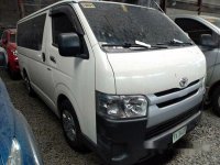 Selling White Toyota Hiace 2016 in Quezon City