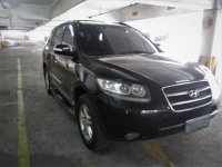 Selling Black Hyundai Santa Fe 2008 in Quezon City