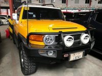 Yellow Toyota Fj Cruiser 2016 for sale in Quezon City