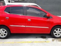 Red Toyota Wigo 2016 for sale in Quezon City 