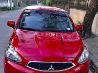 Red Mitsubishi Mirage 2018 for sale in Manual