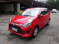 Red Toyota Wigo 2019 for sale in Manual