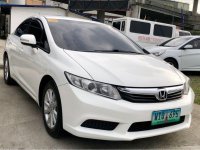 Selling White Honda Civic 2013 in Manila