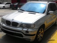 Silver Bmw X5 2002 for sale in Automatic