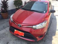 Red Toyota Vios 2016 for sale in Manual