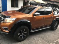 Orange Nissan Navara 2016 for sale in Quezon City
