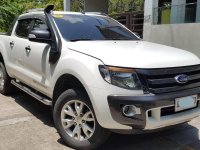 White Ford Ranger 2015 for sale in Manual