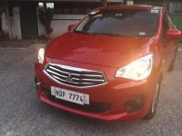 Selling Red Mitsubishi Mirage 2019 in Quezon City