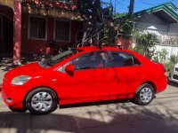 Red Toyota Vios 2009 for sale in Manual