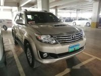Selling Beige Toyota Fortuner 2013 in Cebu