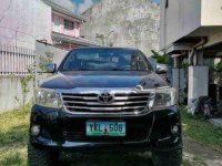 Black Toyota Hilux 2012 for sale in Manual