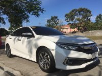 Pearl White Honda Civic 2019 for sale in Automatic