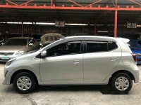 Silver Toyota Wigo 2017 for sale in Quezon City