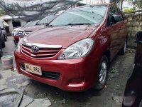 Red Toyota Innova 2009 for sale in Quezon City