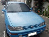 Blue Toyota Corolla 1992 Manual for sale 