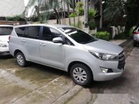 Silver Toyota Innova 2017 Manual Diesel for sale 