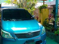 Blue Toyota Innova 2012 for sale in Malolos