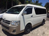White Toyota Hiace 2013 Manual for sale 