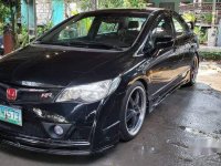 Selling Black Honda Civic 2007 at 120000 km