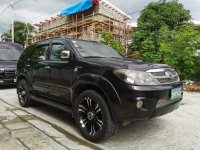 Black Toyota Fortuner 2008 for sale in Paranaque City