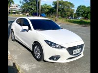 Pearl White Mazda 3 2015 Hatchback at  Automatic   for sale in Quezon City
