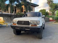 White Toyota Land Cruiser 1992 for sale in Automatic
