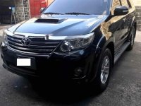 Black Toyota Fortuner 2013 for sale in Automatic