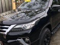 Black Toyota Fortuner 2018 for sale in Automatic
