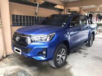 Blue Toyota Hilux 2019 for sale in Automatic