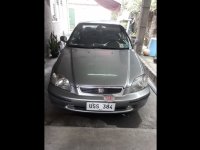 Silver Honda Civic 1997 Sedan at  Automatic   for sale in Quezon City