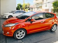 Orange Ford Fiesta 2013 Hatchback for sale in Quezon City